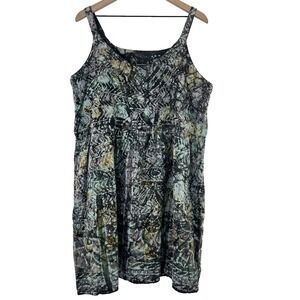 Spirit of Courage Nnamdi Ibenagu XL Top Dress Batik Art to wear Artisan Handdyed